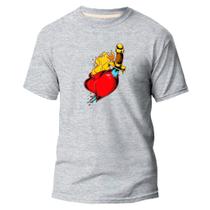 Camiseta Basica Algodão Premium Estampa Digital Ferido
