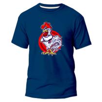 Camiseta Básica Algodão Premium Estampa Digital Galo Cego