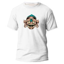 Camiseta Basica Algodão Premium Estampa Digital Hannya