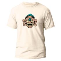 Camiseta Basica Algodão Premium Estampa Digital Hannya