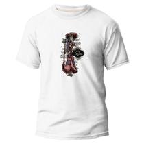 Camiseta Basica Algodão Premium Estampa Digital La Calavera