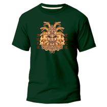 Camiseta Basica Algodão Premium Estampa Digital Máscara Orie