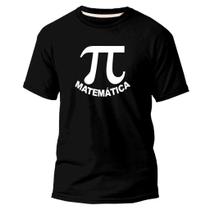 Camiseta Básica Algodão Premium Estampa Digital Matemática