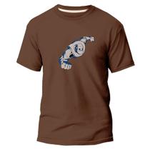 Camiseta Básica Algodão Premium Estampa Digital Robô Roblox