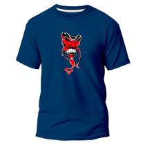 Camiseta Básica Algodão Premium Estampa Digital Samurai Reed