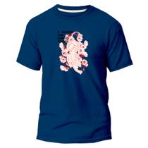 Camiseta Básica Algodão Premium Estampa Digital Saved World