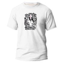 Camiseta Básica Algodão Premium Estampa Digital Tatoada DTF