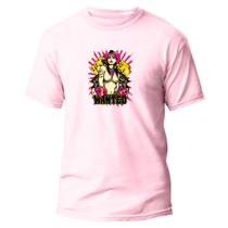 Camiseta Básica Algodão Premium Estampa Digital Wanted Dtf