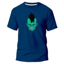 Camiseta Basica Algodão Premium Estampa Digital Zumbi Verde