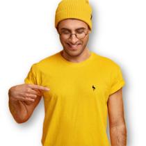 Camiseta Básica Amarelo Canário