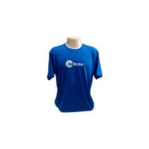 Camiseta basica azul royal com fps 20