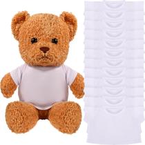 Camiseta básica Bear Clothes Skylety White de 14-18 polegadas