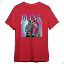 Camiseta Básica Blink 182 Banda De Rock Mark One More Time