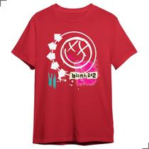 Camiseta Básica Blink 182 Mark Travis Integrantes Rock Turne - Asulb