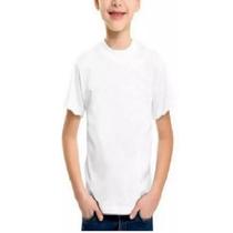 Camiseta Básica Branca Algodão Unissex Camiseta Básica Branca Algodão Unissex