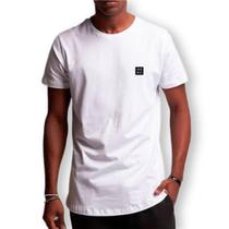 Camiseta Básica Branca S1 Preto