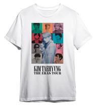 Camiseta Básica Bts The Eras Kim Taheyung Camisa Algodão Unissex - SEMPRENALUTA