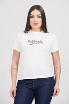 Camiseta Básica "Califórnia" com Logo Centralizado - Attitude