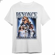 Camiseta Básica Cantora Beyonce Album Show Turne Musicas Fã