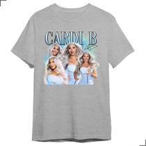 Camiseta Básica Cantora Cardi B Rapper Americana WAP Belcali - Asulb