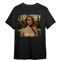 Camiseta Basica Cantora Lana Del Rey Album Paradise Unissex Camiseta Basica Cantora Lana Del Rey Album Paradise Unissex