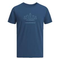 Camiseta Básica Casual Estampada Gola Redonda Masculina 1 Un