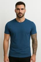 Camiseta Basica Casual Lisa Slim Fit 100% Algodão Premium Camiseta Basica Casual Lisa Slim Fit 100% Algodão Premium