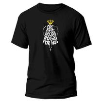Camiseta Básica Católica Blusa Unisex Nossa Senhora Aparecida Camisa Algodão
