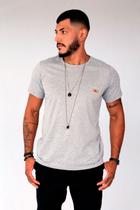 Camiseta básica cinza mescla