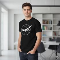 Camiseta Básica Com Estampa Nasa 100 Algodão Camiseta Básica Com Estampa Nasa 100 Algodão