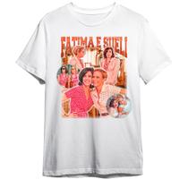 Camiseta Basica Fatima E Sueli Novela Tapas E Beijos Graphic