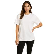Camiseta Basica Feminina 100 Algodão Premium Oversize