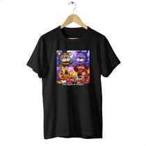 Camiseta Básica Five Night At Freddys Jogo Terror Game Over