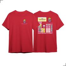 Camiseta Básica Gamer Princess Peach Cogumelo Mario T-Shirt