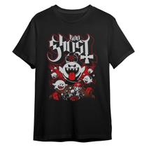 Camiseta Basica Ghost Boo Game Banda Rock Unissex Camiseta Basica Ghost Boo Game Banda Rock Unissex