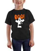 Camiseta Básica Ghost Happy Halloween Desenho Fantasma Blusa - Asulb