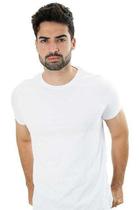 Camiseta Básica Gola Redonda Lisa Branca Camiseta Básica Gola Redonda Lisa Branca