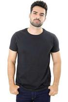 Camiseta Básica Gola Redonda Lisa Preta Camiseta Básica Gola Redonda Lisa Preta