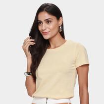 Camiseta Básica Hering Slim World Feminina Camiseta Básica Hering Slim World Feminina