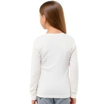 Camiseta Básica infantil Kit 8 peças Menino e Menina Unisex Manga Longa 100% algodão