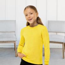 Camiseta Básica infantil Kit 8 peças Menino e Menina Unisex Manga Longa 100% algodão Camiseta Básica infantil Kit 8 peças Menino e Menina Unisex Manga Longa 100% algodão