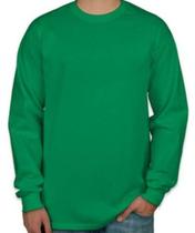 Camiseta Básica infantil Menino e Menina Unisex Manga Longa Malha PV