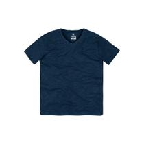 Camiseta Básica Infantil Menino Flamê Em Decote V Hering Kids