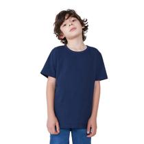 Camiseta Básica Infantil Menino Modelagem Tradicional Hering Kids