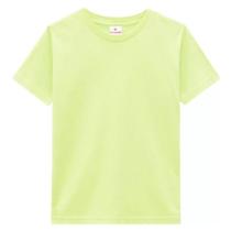 Camiseta Básica Infantil Menino Verde Neon Brandili