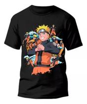 Camiseta Básica Infantil Naruto Anime T-shirt 100% Algodão Camiseta Básica Infantil Naruto Anime T-shirt 100% Algodão