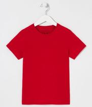 Camiseta básica infantil vermelha Camiseta básica infantil vermelha