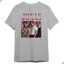 Camiseta Básica Jonas Brothers Festival Brasil Fãs Pop Rock