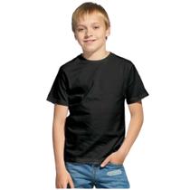 Camiseta Básica Kit 6 peças Juvenil Infantil Menino Menina 100% algodão
