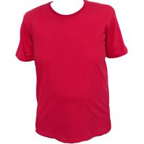 Camiseta Básica Lisa Diversas Cores Algodão Confort Plus Size Tamanho Especial G1 ao G9